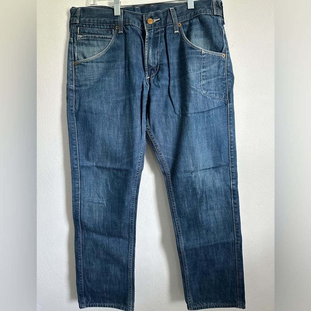 Vintage Levi’s 501 distressed blue wash 34W 30L